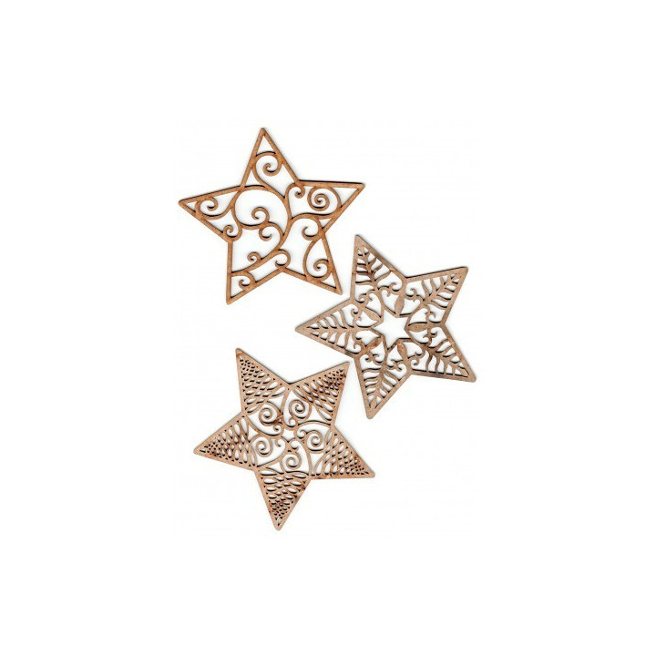 KIT 3 ESTRELLAS GRANDES Siluetas DM